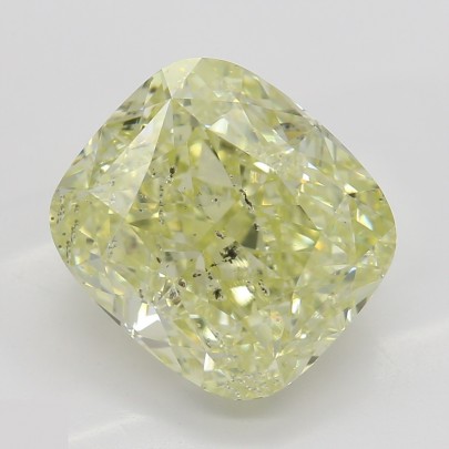 Prírodný farebný diamant s GIA certifikatom cushion fancy light žltý 3.77 ct I1 6826540656_Y4