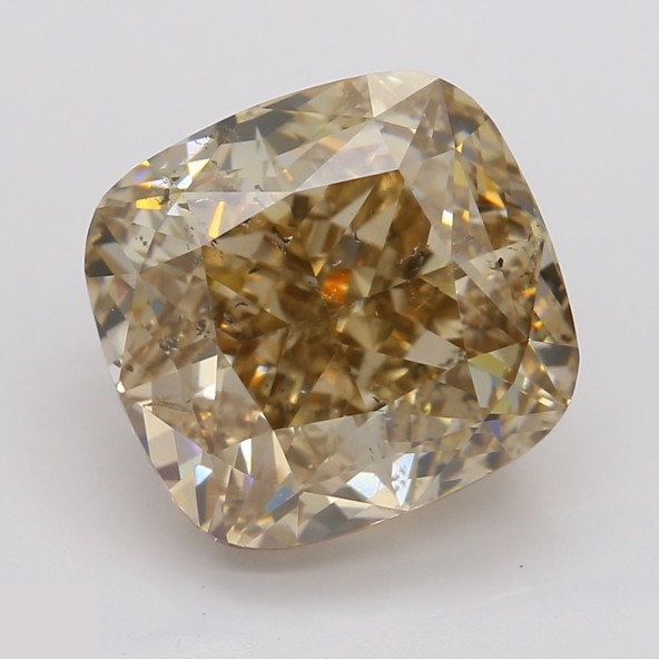 Prírodný farebný diamant s GIA certifikatom cushion fancy oranžovo-hnedý 3.28 ct I1 2828320362_T5