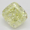 Farebný diamant cushion, fancy light žltý, 2,53ct, GIA