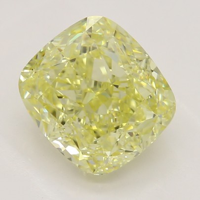 Prírodný farebný diamant s GIA certifikatom cushion fancy žltý 2.11 ct VVS2 2830980452_Y5