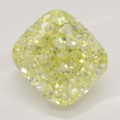 Prírodný farebný diamant s GIA certifikatom cushion fancy žltý 2.72 ct VVS2 2830980442_Y5