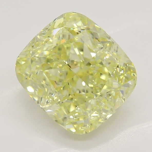 Prírodný farebný diamant s GIA certifikatom cushion fancy žltý 2.72 ct VVS2 2830980442_Y5