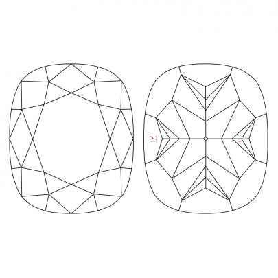 Prírodný farebný diamant s GIA certifikatom cushion fancy light žltý 2.21 ct VS1 8830960718_Y4 2