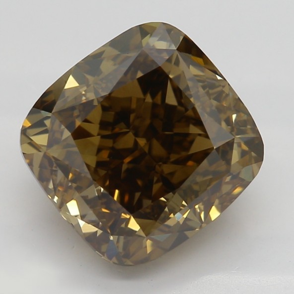 Prírodný farebný diamant s GIA certifikatom cushion fancy dark tmavo hnedý 2.81 ct VS1 6828440066_T9