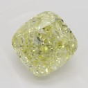 Farebný diamant cushion, fancy žltý, 2,02ct, GIA
