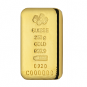 Investičná zlatá tehla 250 g liata Pamp