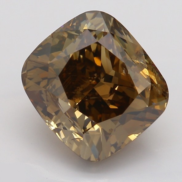 Prírodný farebný diamant s GIA certifikatom cushion fancy dark tmavo hnedý 2.51 ct I2 1841740080_T9