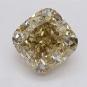 Farebný diamant cushion, fancy dark žltkasto hnedý, 1,91ct, GIA