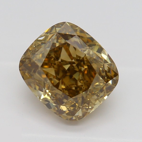 Prírodný farebný diamant s GIA certifikatom cushion fancy dark tmavo žltkasto hnedý 1.53 ct VVS2 2827080102_T9