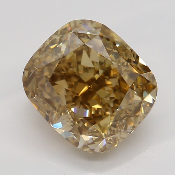Prírodný farebný diamant s GIA certifikatom cushion fancy dark tmavo žltkasto hnedý 1.85 ct VVS2 1841740040_T9