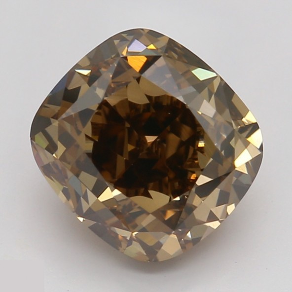 Prírodný farebný diamant s GIA certifikatom cushion fancy dark tmavo oranžovo hnedý 1.81 ct VS1 4851740024_T9