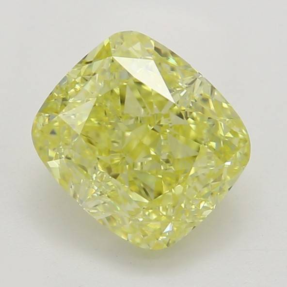 Prírodný farebný diamant s GIA certifikatom cushion fancy intense žltý 1.30 ct VVS1 6826050206_Y6
