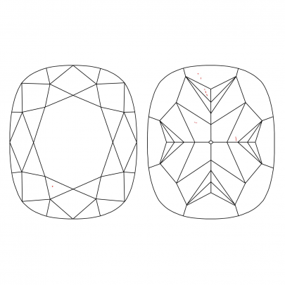 Prírodný farebný diamant s GIA certifikatom cushion fancy intense žltý 1.07 ct VVS2 1851960081_Y6 2