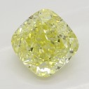 Farebný diamant cushion, fancy intense žltý, 1,16ct, GIA