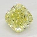 Farebný diamant cushion, fancy intense žltý, 1,16ct, GIA
