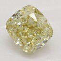 Farebný diamant cushion, fancy s nahnedlo žltou farbou, 1,06ct, GIA