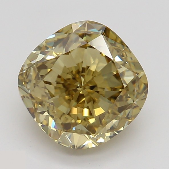 Prírodný farebný diamant s GIA certifikatom cushion fancy hnedožltý 1.14 ct VVS2 6825980096_Y5
