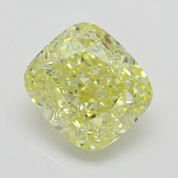 Prírodný farebný diamant s GIA certifikatom cushion fancy intense žltý 1.03 ct VS1 9829600539_Y6