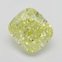 Farebný diamant cushion, fancy intense žltý, 1,03ct, GIA