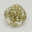 Farebný diamant cushion, fancy s nahnedlo žltou farbou, 1,01ct, GIA