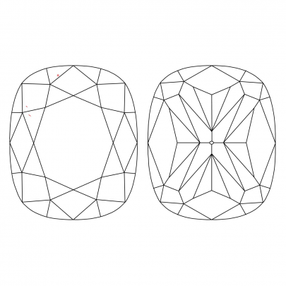 Prírodný farebný diamant s GIA certifikatom cushion fancy dark tmavo hnedo-žltý 1.24 ct VS1 3825220253_Y9 2