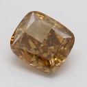 Farebný diamant cushion, fancy deep oranžovo hnedý, 1,02ct, GIA
