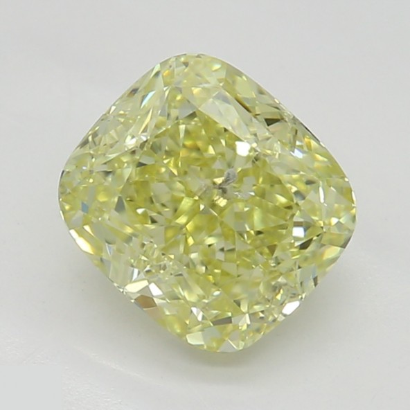 Prírodný farebný diamant s GIA certifikatom cushion fancy light žltý 1.05 ct I1 6830070166_Y4