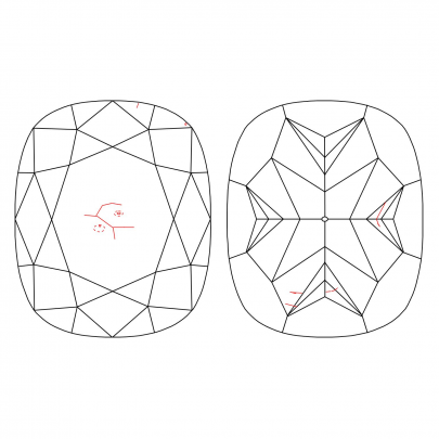 Prírodný farebný diamant s GIA certifikatom cushion fancy light žltý 1.05 ct I1 6830070166_Y4 2