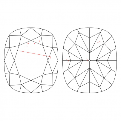 Prírodný farebný diamant s GIA certifikatom cushion fancy žltý 1.10 ct I1 5826210415_Y5 2