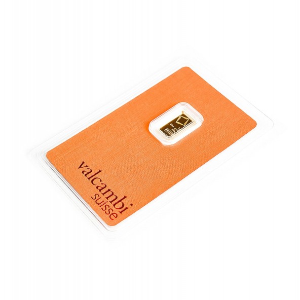 70021 Investičná zlatá tehla 1 g Valcambi  (2)