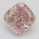 Farebný diamant cushion, fancy ružový, 1,03ct, GIA