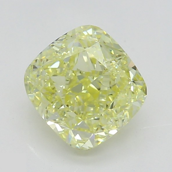 Prírodný farebný diamant s GIA certifikatom cushion fancy žltý 0.70 ct IF 7829540467_Y5