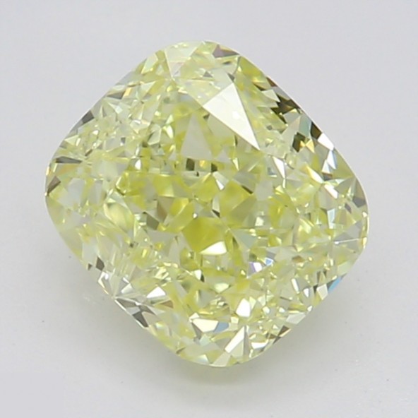 Prírodný farebný diamant s GIA certifikatom cushion fancy žltý 0.71 ct VS1 9828920709_Y5