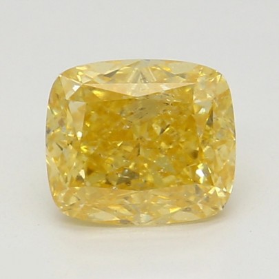 Prírodný farebný diamant s GIA certifikatom cushion fancy intense oranžovo žltý 0.78 ct I1 4101720214_Y6