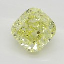 Farebný diamant cushion, fancy intense žltý, 0,51ct, GIA
