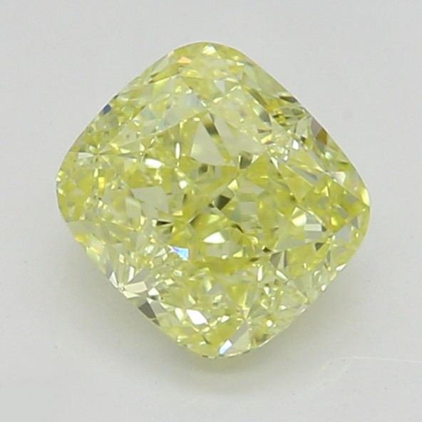 Prírodný farebný diamant s GIA certifikatom cushion fancy intense žltý 0.60 ct VVS2 4829600084_Y6