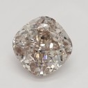 Farebný diamant cushion, fancy light ružovohnedý, 0,59ct, GIA