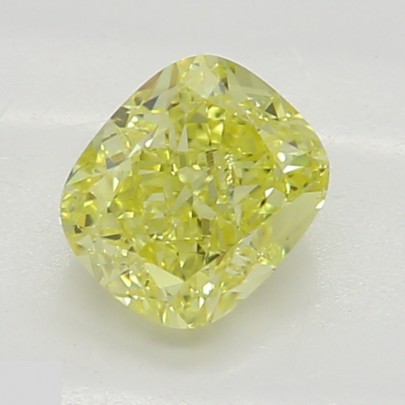Prírodný farebný diamant s GIA certifikatom cushion fancy intense žltý 0.40 ct VVS1 5116960065_Y6