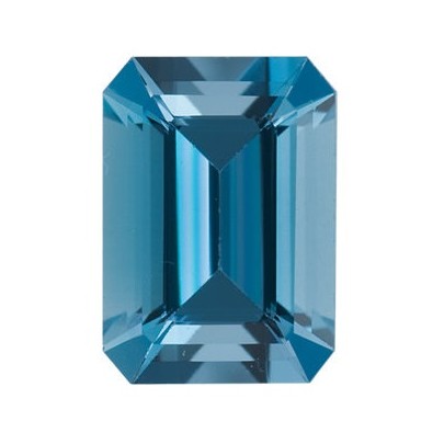 Akvamarín emerald 5 x 3 mm 0,29ct Fazetovaný AKEFAAAAZ-5