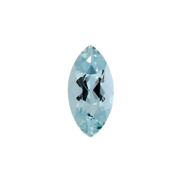 Akvamarín markíz 4 x 2 mm 0,09ct Fazetovaný AKMFBAZ-4