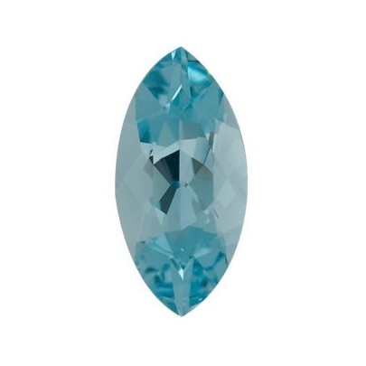 Akvamarín markíz 10 x 5 mm 0,92ct Fazetovaný AKMFAAZ-10