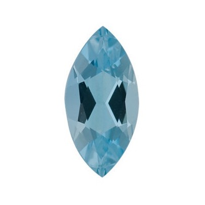 Akvamarín markíz 4 x 2 mm 0,09ct Fazetovaný AKMFAAAZ-4