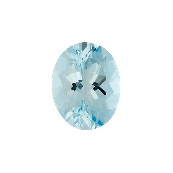 Akvamarín ovál 8 x 6 mm 1,23ct Fazetovaný AKOFBAZ-8