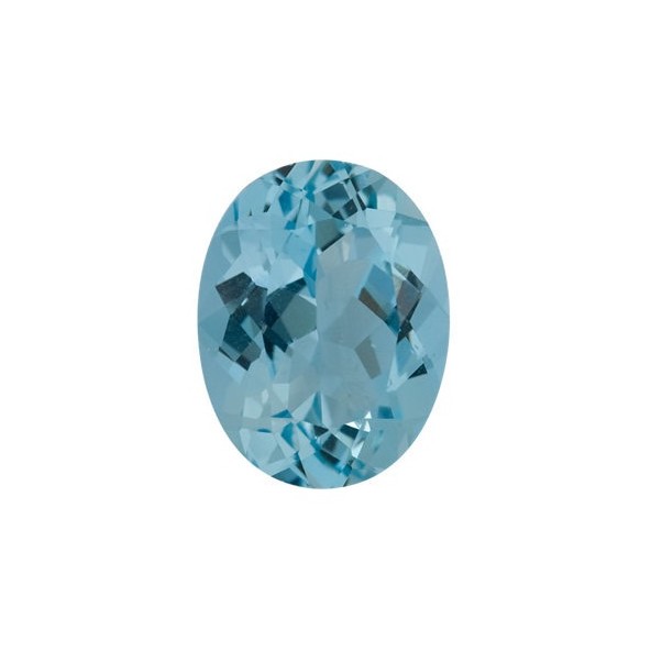 Akvamarín ovál 8 x 6 mm 1,23ct Fazetovaný AKOFAAAZ-8