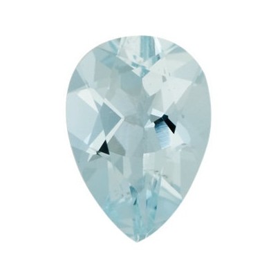 Akvamarín slza 5 x 3 mm 0,2ct Fazetovaný AKXFBAZ-5