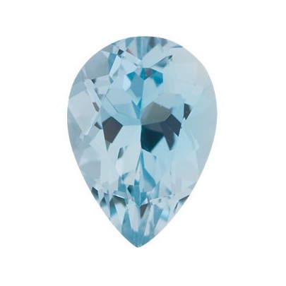 Akvamarín slza 10 x 7 mm 1,81ct Fazetovaný AKXFAAAZ-10