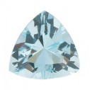 Akvamarín trillion 7 x 7 mm, A, Fazetovaný