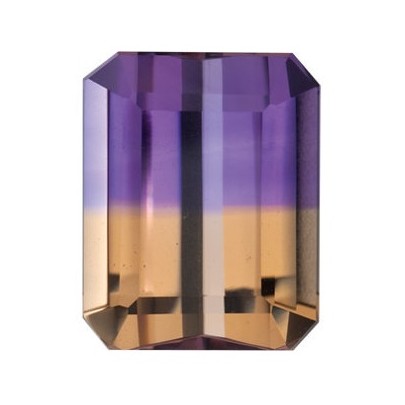 Ametrin emerald 11 x 9 mm 4,41ct Fazetovaný AEEFAAPY-11