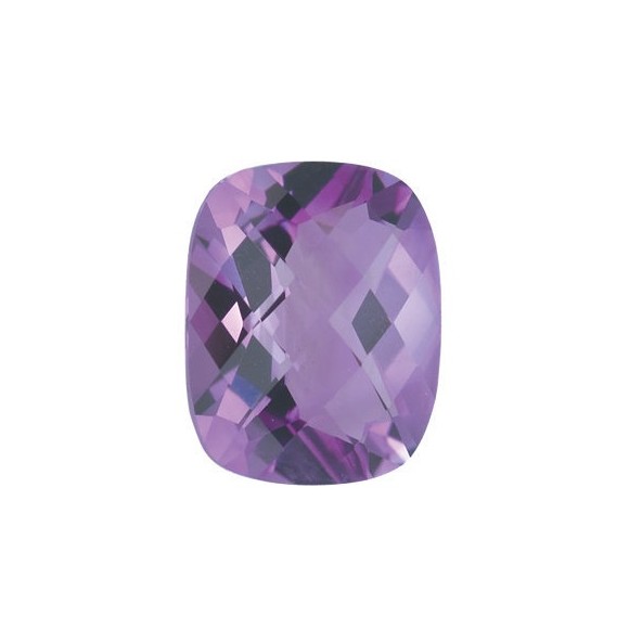 Ametyst antický cushion 8 x 6 mm 1,22ct Checkerboard cut AMUCAPU-8