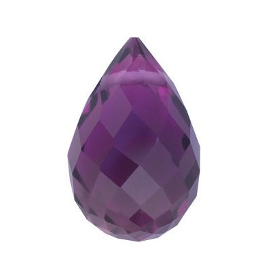 Ametyst briolette 6 x 4 mm 0,6ct Side-Drilled AMYFAAPU-6